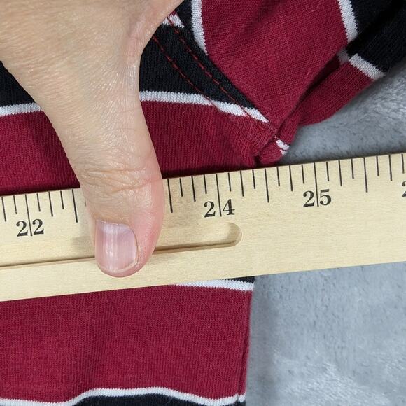 Vintage Razorbacks Polo Shirt Mens Extra Large Red Black White Stripes Hogs Logo - Picture 6 of 6